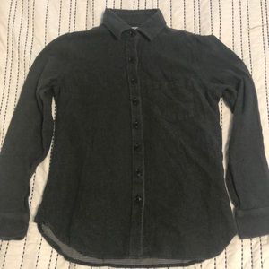 Tradlands gray flannel button up
